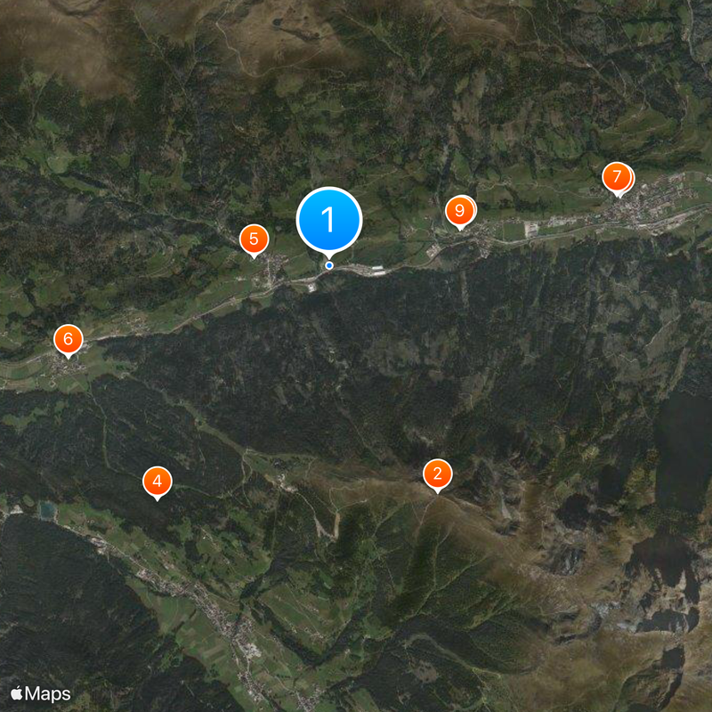 Puster Valley Map