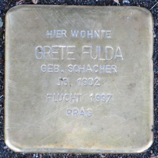 Stolperstein für Grete Fulda