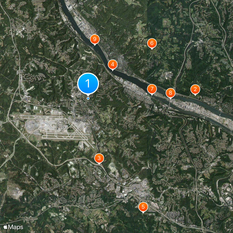 Moon Township Map