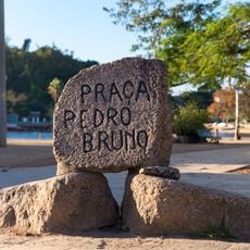 Marco do logradouro da Praça Pedro Bruno