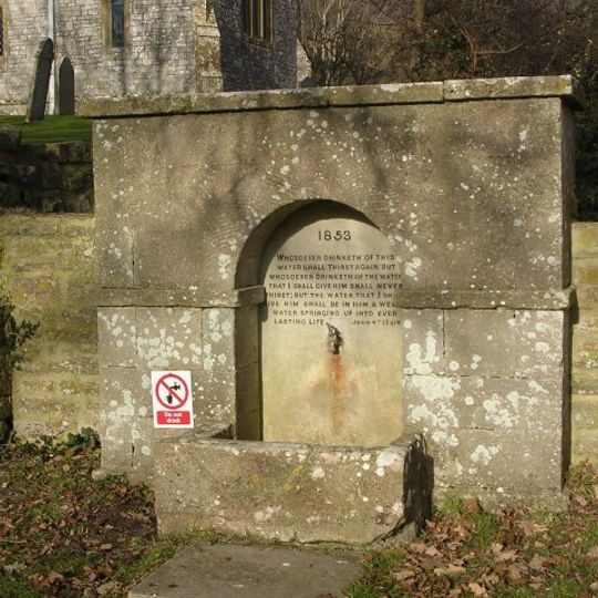 Drinking fountain, 17m south-east of the Church of St Mary