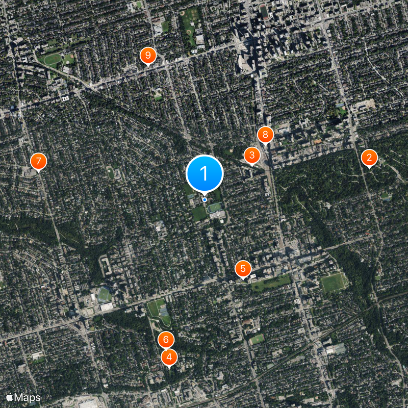 Upper Canada College Map
