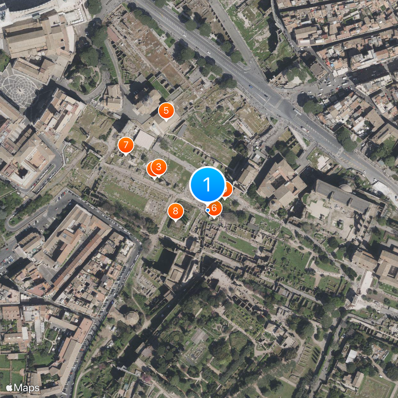 Via Sacra Map