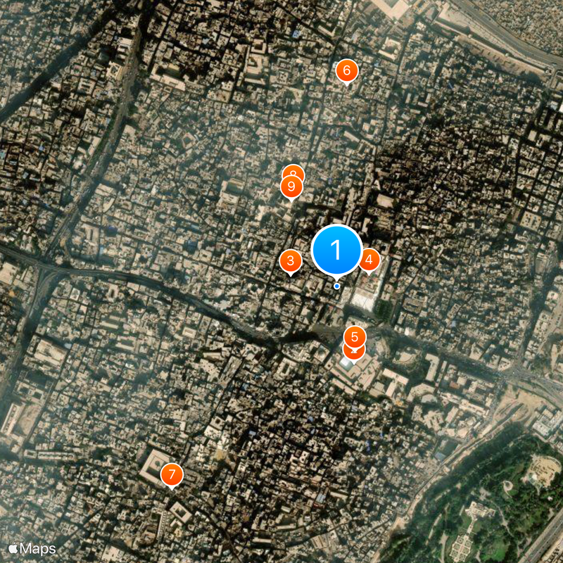 Khan el-Khalili Map