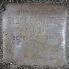 Stolperstein en memoria de Olga Beschütz