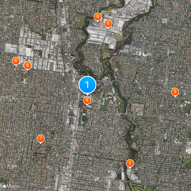 HM Prison Pentridge Karte