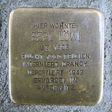 Stolperstein à la mémoire de Berl Löwi
