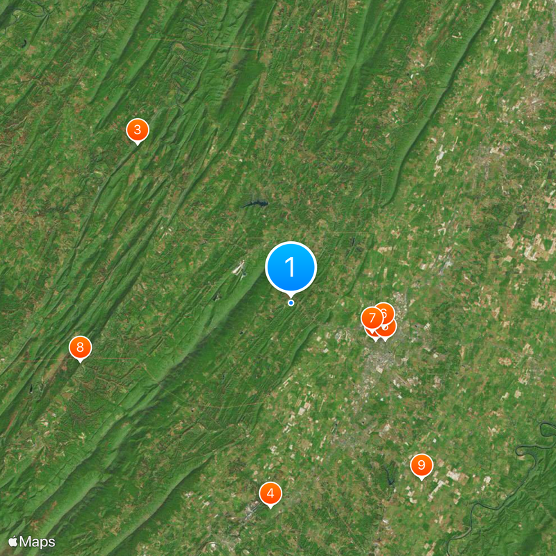 Frederick County Map