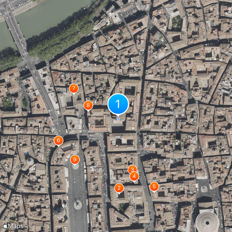 Basilica of Saint Augustine in Campo Marzio Map