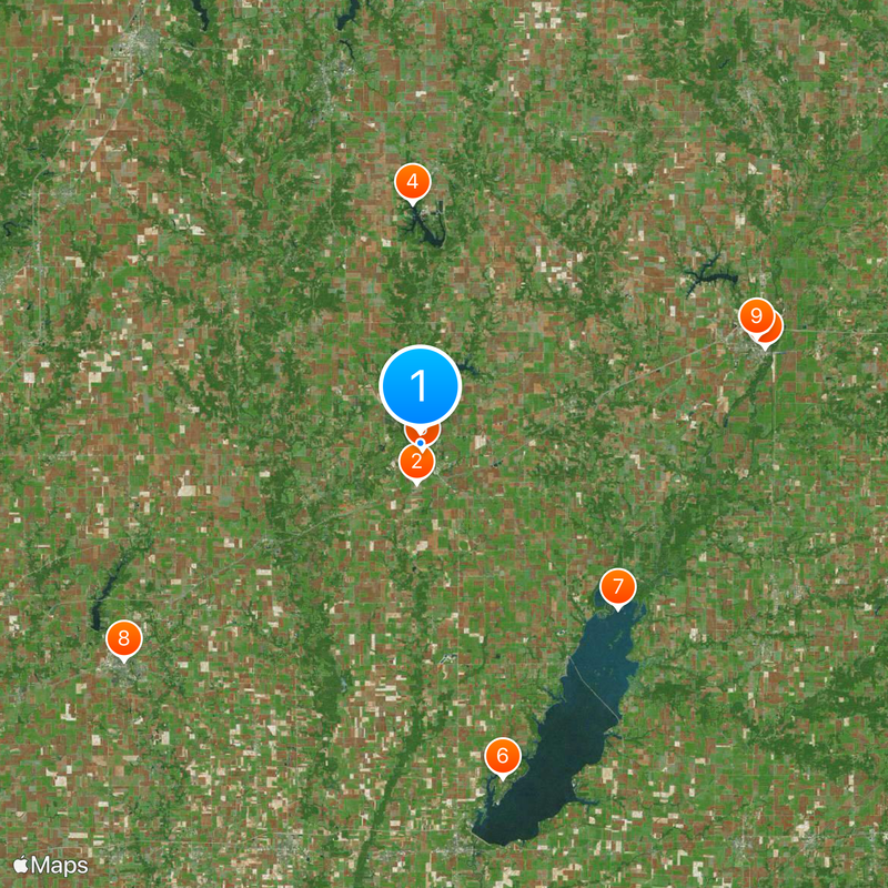 Greenville University Map