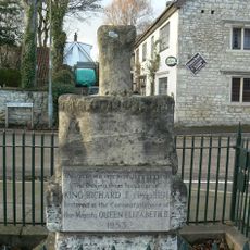 Standing cross at the junction of Holywell Lane with High Street, Maltby Lane and Ashton Lane