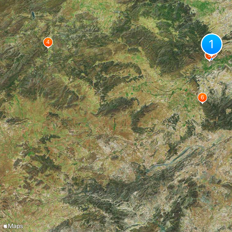 Caravaca de la Cruz Karte