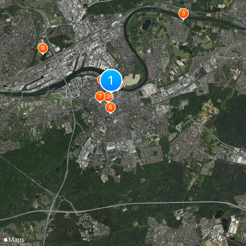Offenbach am Main Mapa