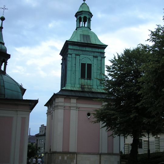 Bell tower of St. Klemens church in Wieliczka