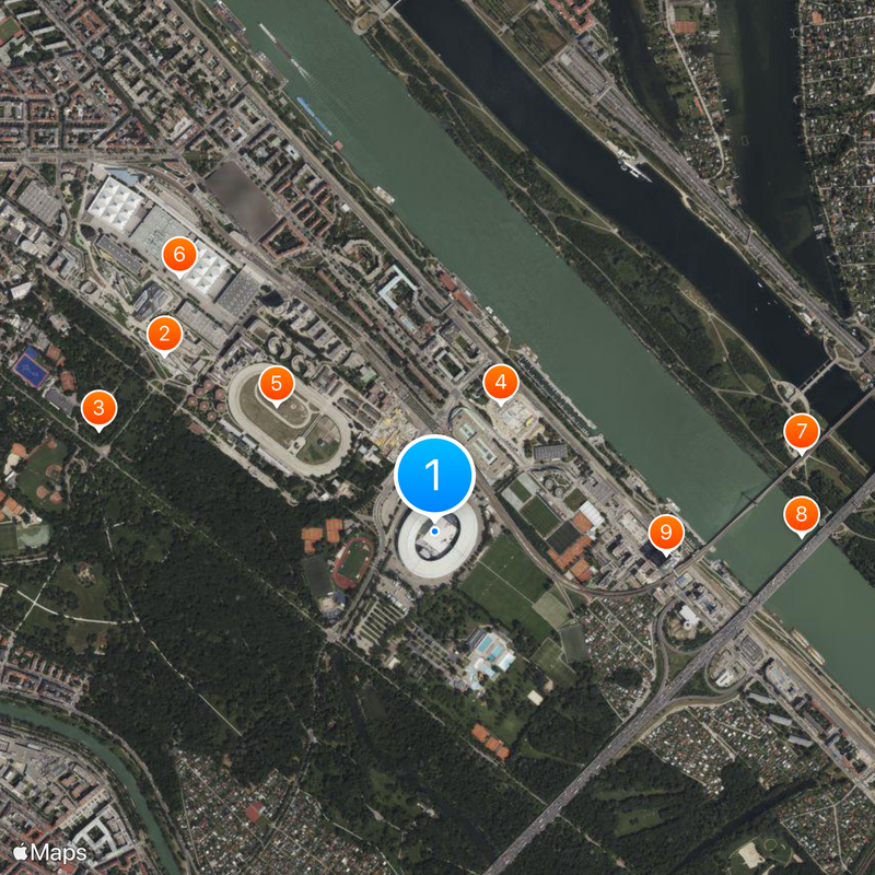 Stade Ernst-Happel Carte