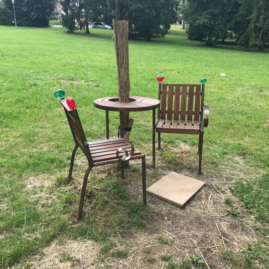 Lavička Václava Havla in Zlín