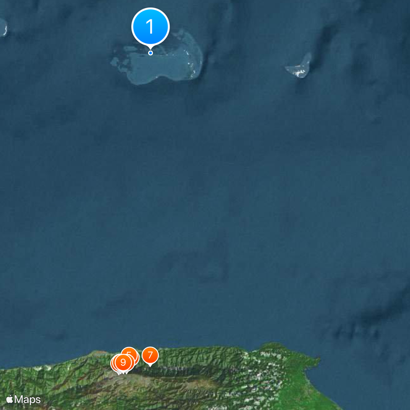 Archipiélago de Los Roques National Park Map