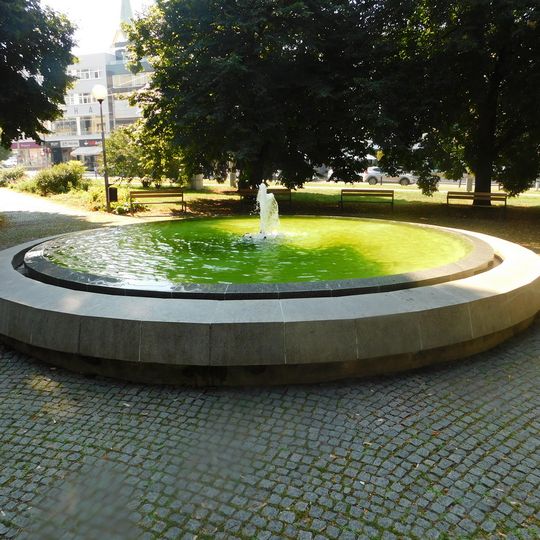 Fontána na náměstí Míru ve Zlíně