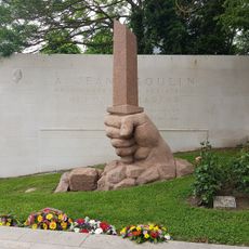Memorial stone for Jean Moulin