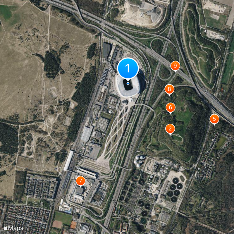 Allianz Arena Mapa