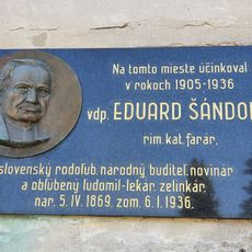 Filiálny kostol sv. Alžbety, tabuľa pamätná