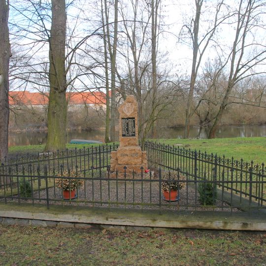 World War I memorial in Poříčí nad Sázavou