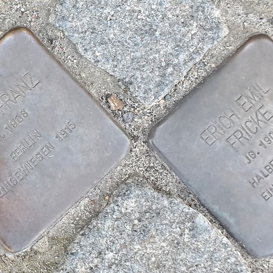 Stolperstein à la mémoire de Richard Bruno Franz
