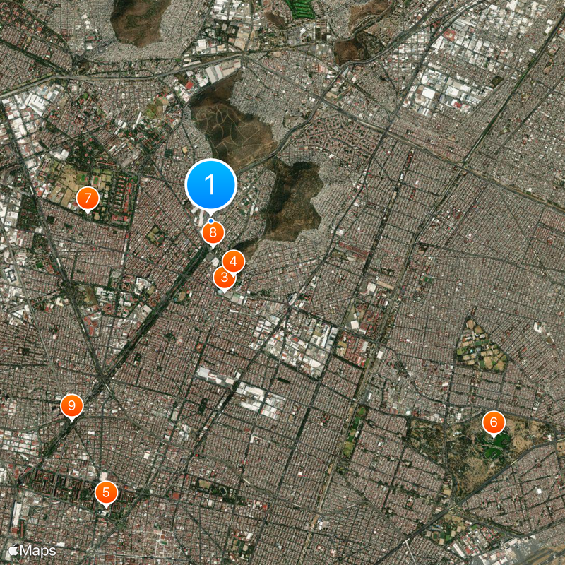 Metro Indios Verdes Map