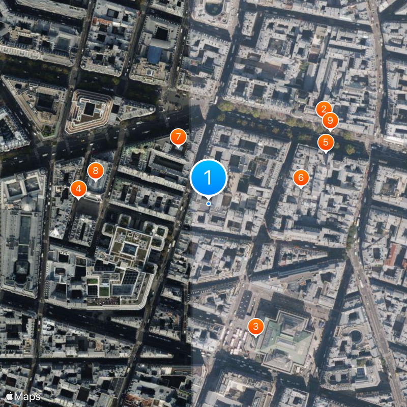 Haute Autorité pour la transparence de la vie publique Map