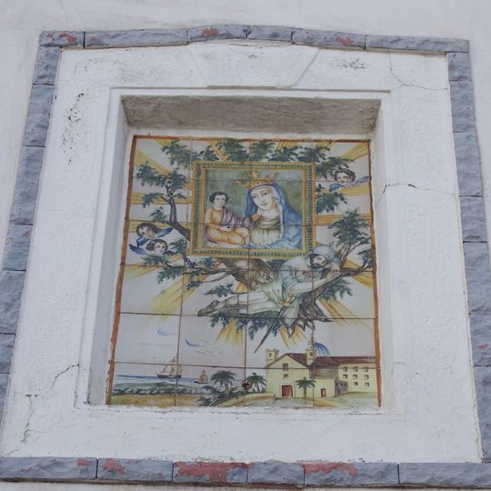 Retablo cerámico de la Virgen de Monteolivete