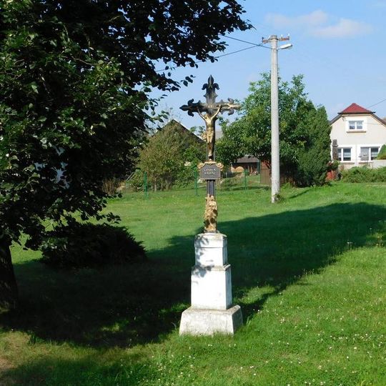 Kříž u čp. 52 v Dalkovicích