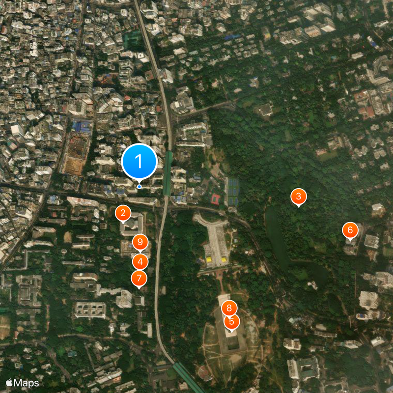 Bangladesh Medical University Map