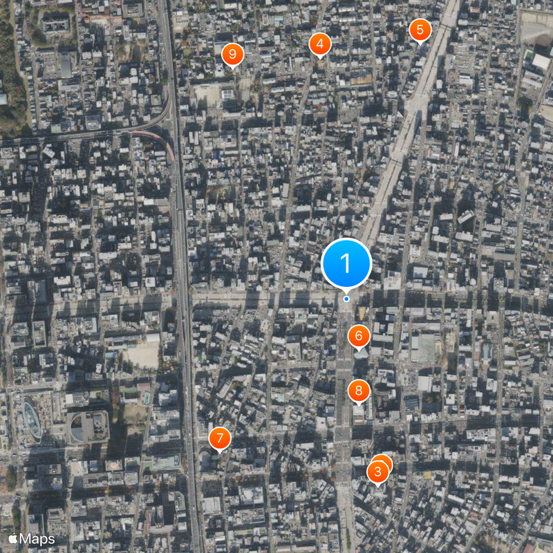 Japan National Route 153 Mappa