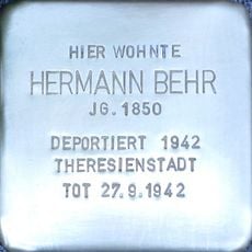 Stolperstein en memoria de Hermann Behr