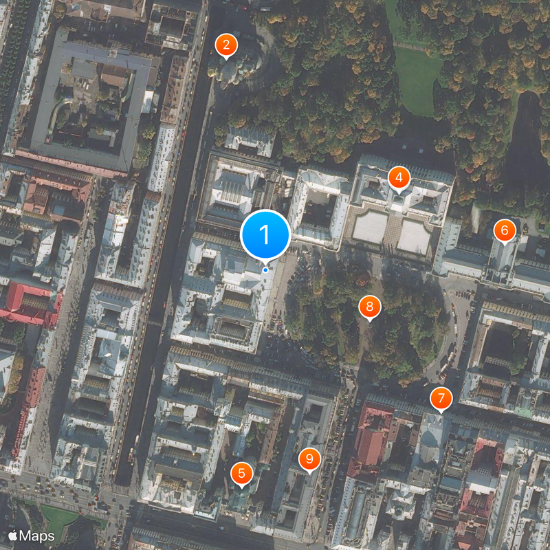 Mikhaylovsky Theatre Mapa