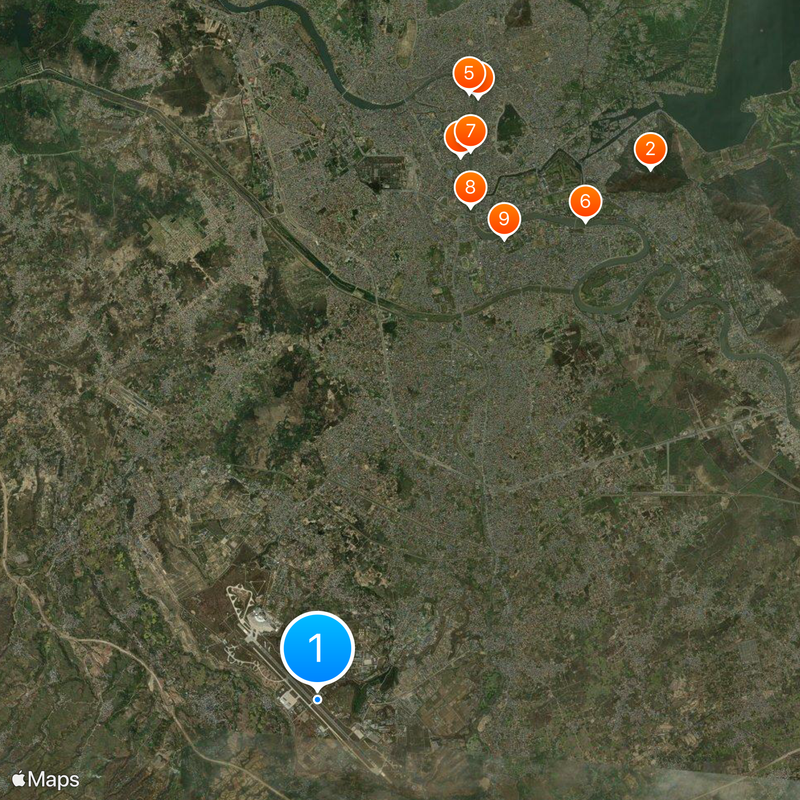 Sheikh ul-Alam International Airport Map