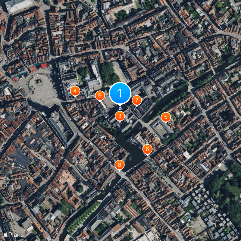 Museum van het Heilig Bloed Kaart