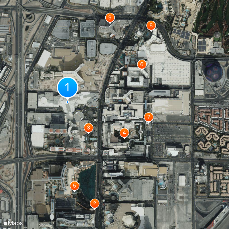 The Forum Shops at Caesars Map