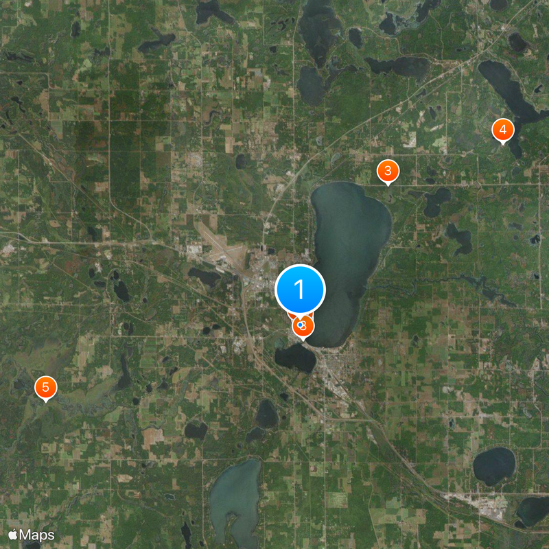 Bemidji Mapa