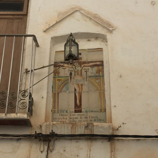 Ceramic panel of the Holy Christ of Zalamea