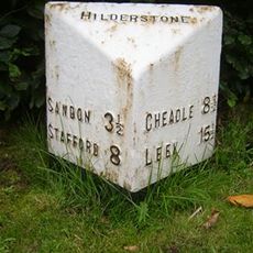 Milepost, Hilderstone village
