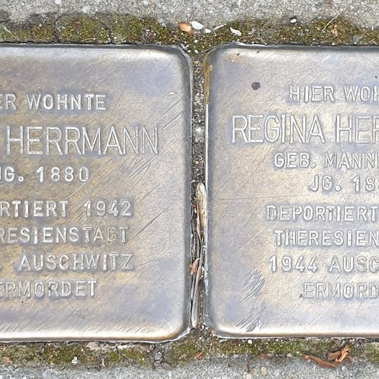 Stolperstein en memoria de Otto Herrmann