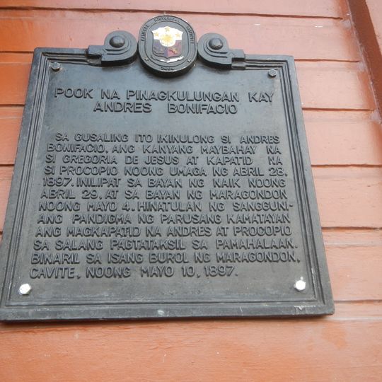 Site of Imprisonment of Andres Bonifacio historical marker