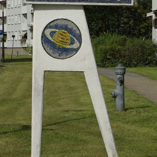 Straßenschilder Saturnweg