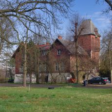 Budynek zarządcy, obecnie mieszkalny w zespole folwarcznym w Świerklańcu