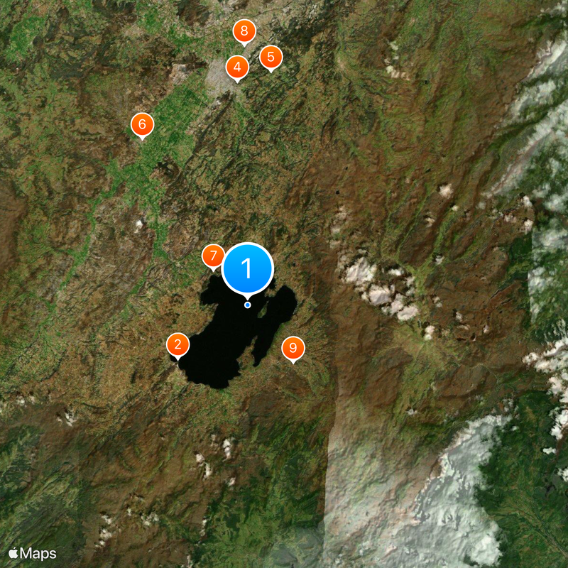 Lake Tota Map
