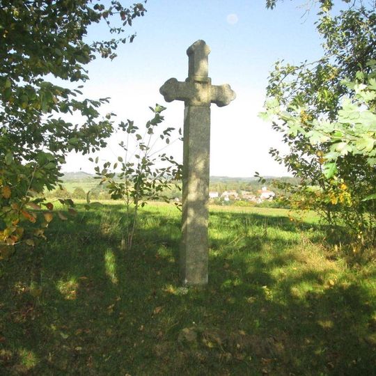 Kříž na křížové cestě u Jistebnice - 11. zastavení