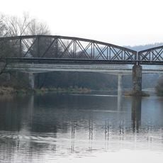 Old railway bridge over the Sázava in Týnec nad Sázavou
