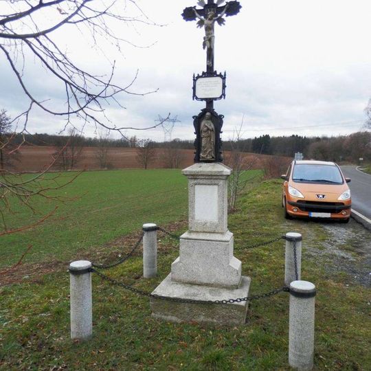 Pamětní kříž v Pacově u Říčan