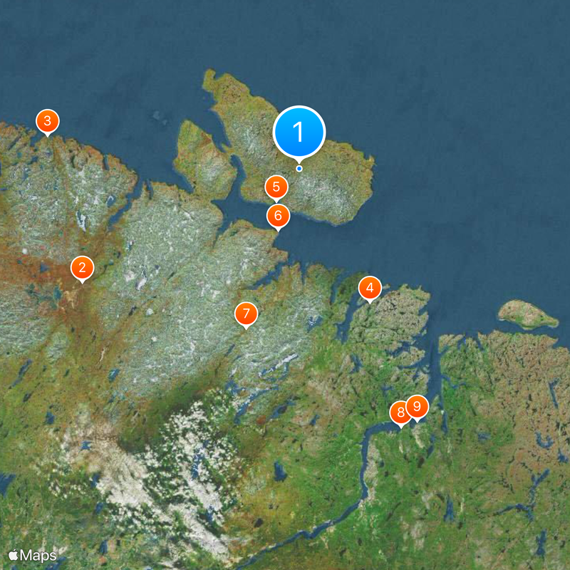Rybachy Peninsula Map